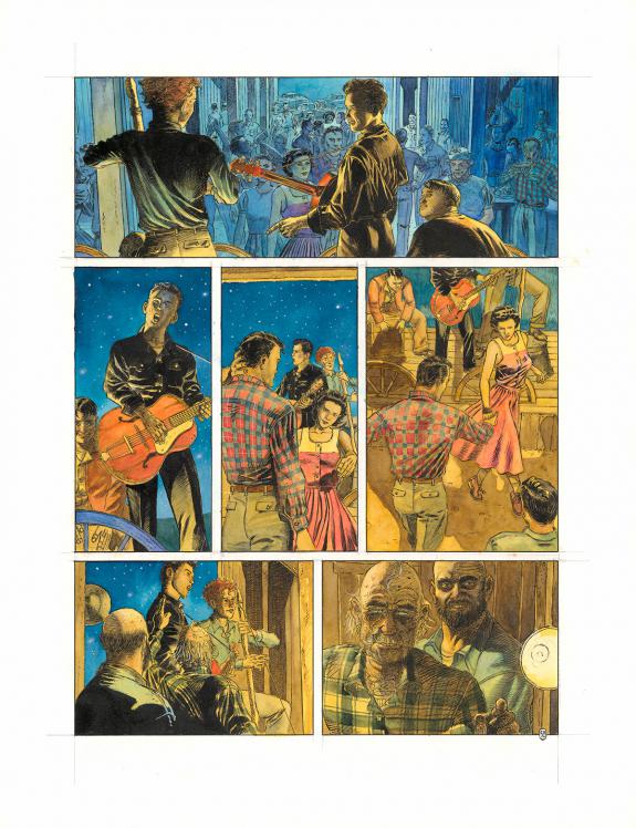 Christophe Dubois - Rockabilly, Planche originale n&deg;58