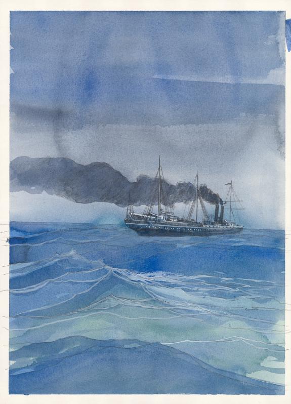 Joel Alessandra - Les Voyages d'Ibn Batt&ucirc;ta, Planche origina