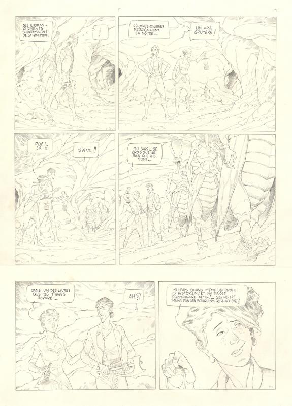 Olivier Roman - Sprague, Le Marin céleste, Planche originale