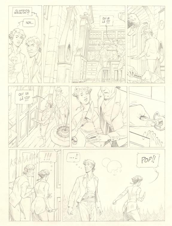 Olivier Roman - Sprague, Le Marin céleste, Planche originale
