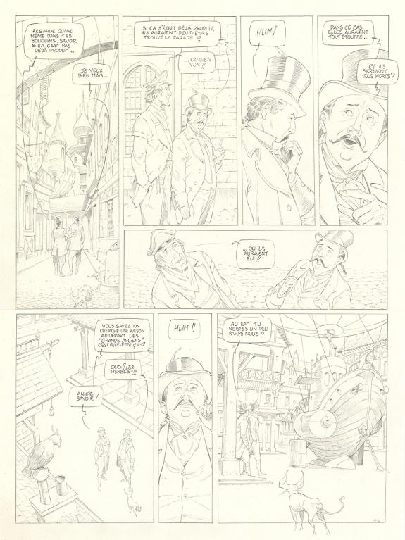 Olivier Roman - Sprague, Le Marin céleste, Planche originale