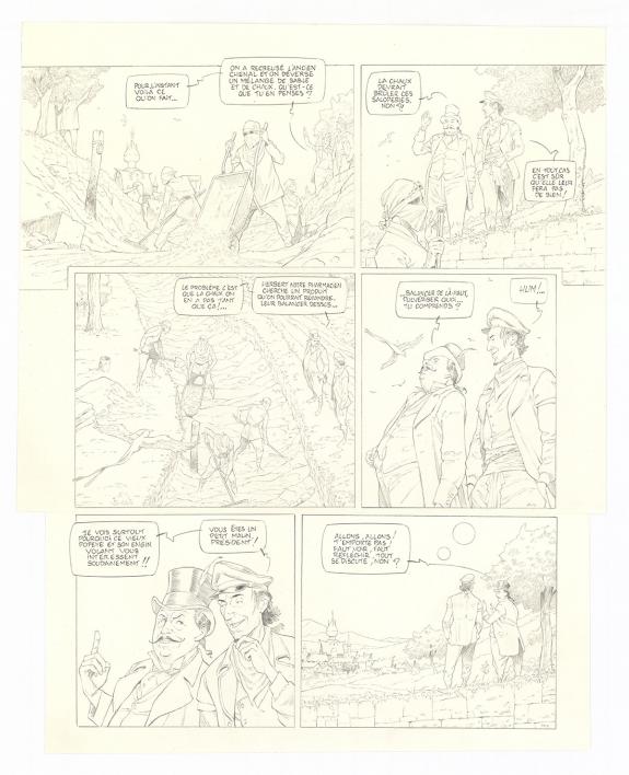 Olivier Roman - Sprague, Le Marin céleste, Planche originale