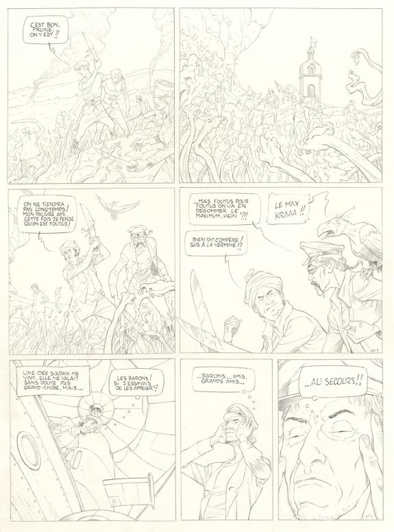 Olivier Roman - Sprague, Le Marin céleste, Planche originale