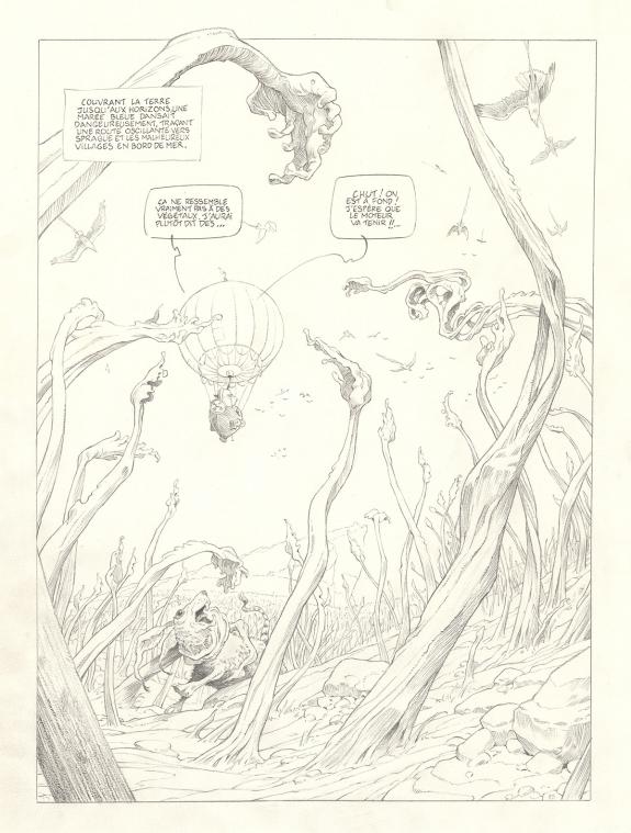 Olivier Roman - Sprague, Le Marin céleste, Planche originale