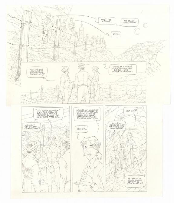 Olivier Roman - Sprague, Le Marin céleste, Planche originale