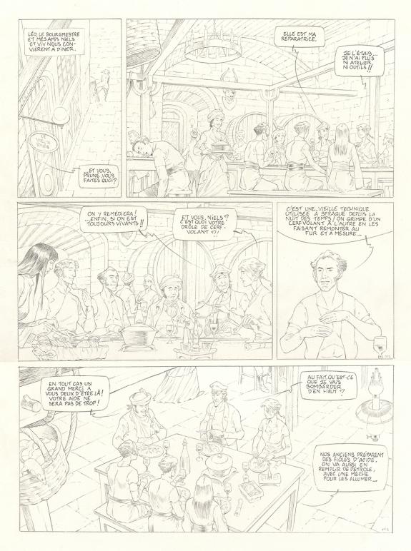 Olivier Roman - Sprague, Le Marin céleste, Planche originale