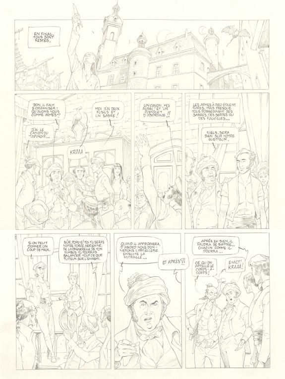 Olivier Roman - Sprague, Le Marin céleste, Planche originale