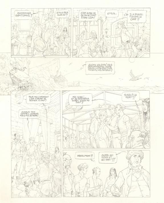 Olivier Roman - Sprague, Le Marin céleste, Planche originale