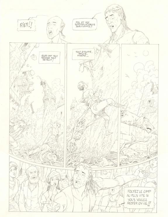 Olivier Roman - Sprague, Le Marin céleste, Planche originale