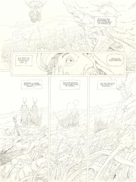 Olivier Roman - Sprague, Le Marin céleste, Planche originale