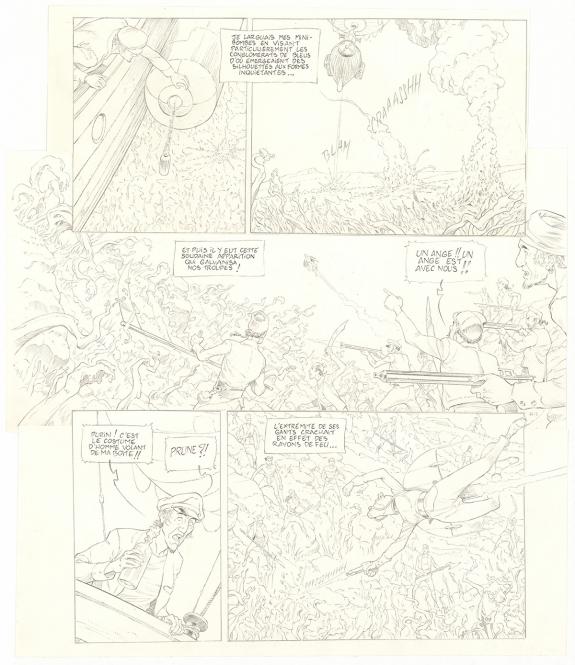 Olivier Roman - Sprague, Le Marin céleste, Planche originale