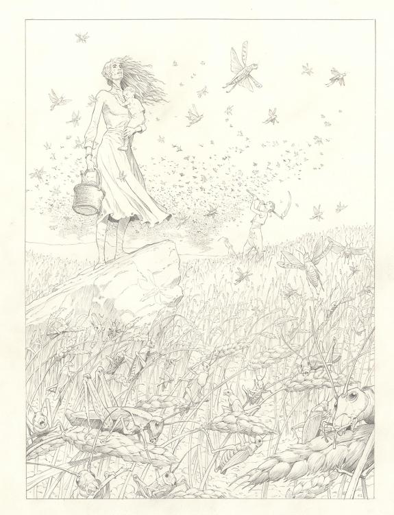 Olivier Roman - Sprague, Le Marin céleste, Planche originale
