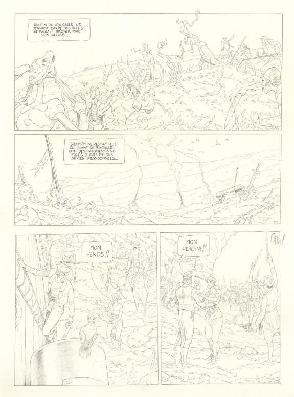Olivier Roman - Sprague, Le Marin céleste, Planche originale
