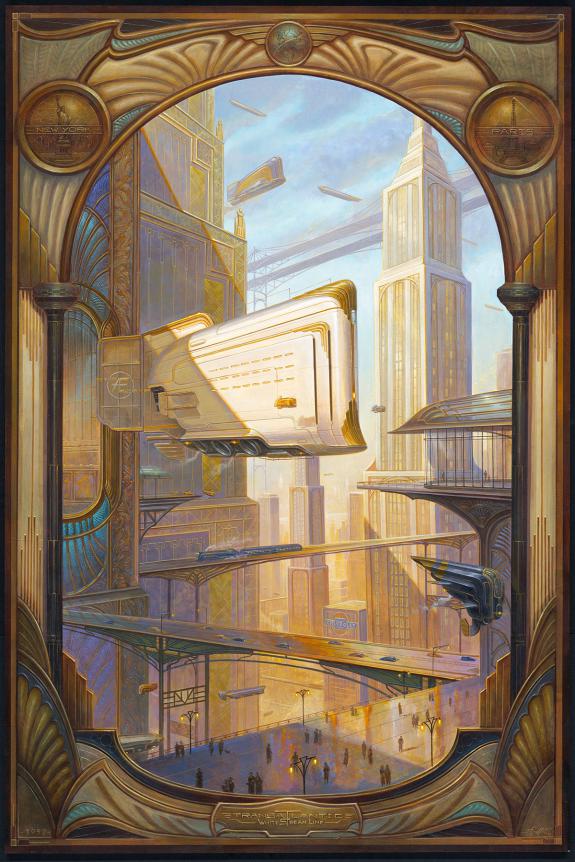 Didier Graffet - Steam Lines, Aether Liner Transatlantic, pe