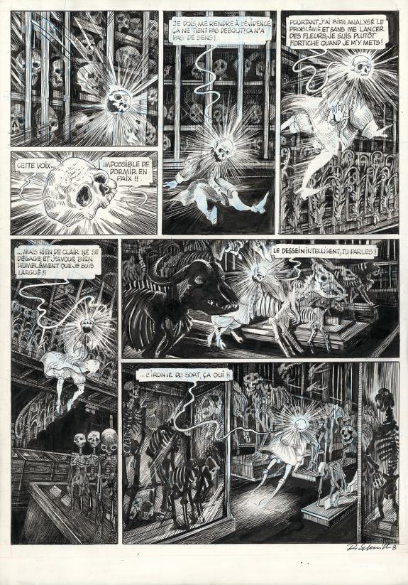 Daria Schmitt - La T&ecirc;te de mort venue de Su&egrave;de, Planche orig