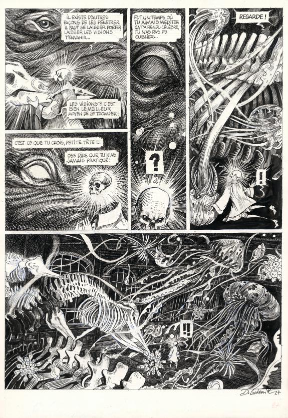 Daria Schmitt - La T&ecirc;te de mort venue de Su&egrave;de, Planche orig