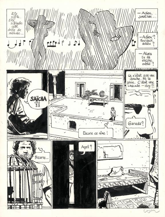 Cosey - Jonathan, Celle qui fut, Planche originale n&deg;43