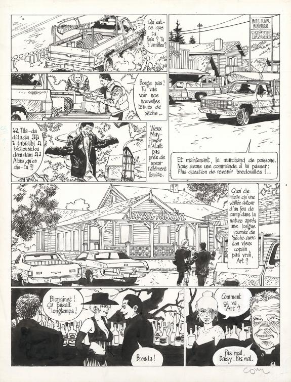 Cosey - Le Voyage en Italie, Tome 1, Planche originale n&deg;19