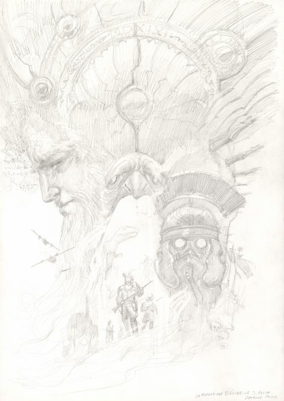 Didier Graffet - The Seven Swords, Crayonn&eacute; original  de la 