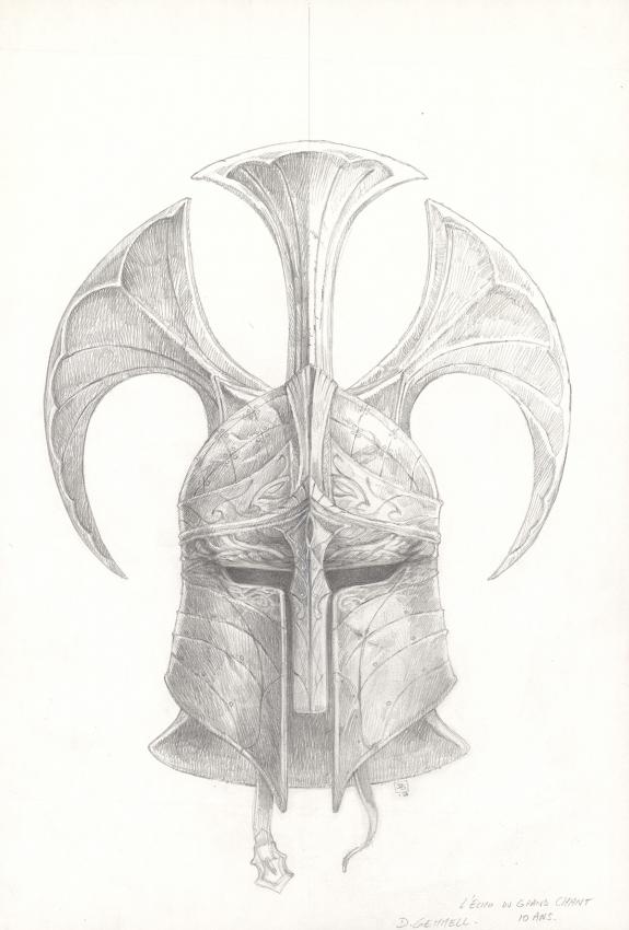 Didier Graffet - Couverture originale du roman " L'&Eacute;cho du G