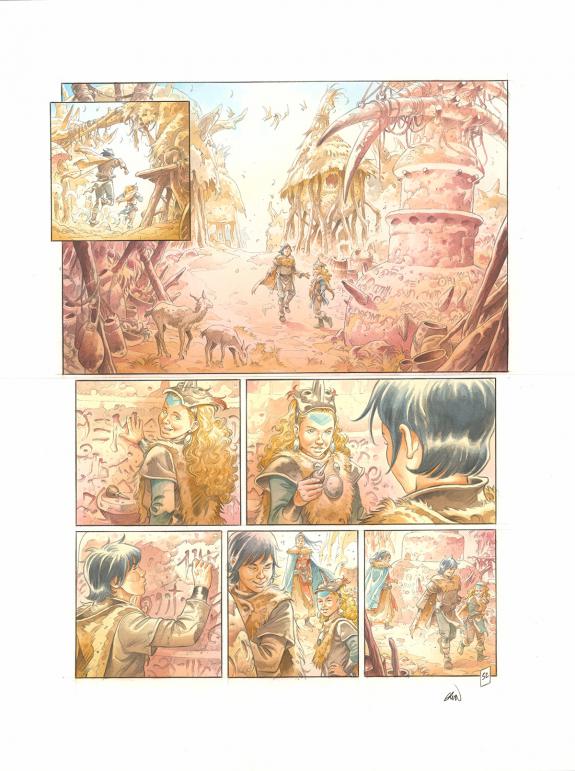 Grun - Les Hautes Herbes, Planche originale n&deg;52