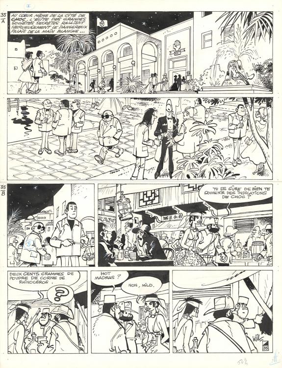 Will - Tif et Tondu, Dans les griffes de la main blanche , P