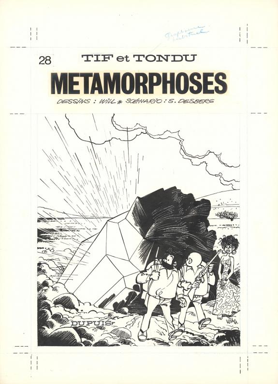 Will - Tif et Tondu, Métamorphoses, Couverture originale, le