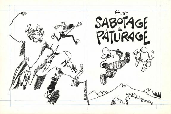 F'murr - Le G&eacute;nie des alpages , sabotage et paturage, Couver