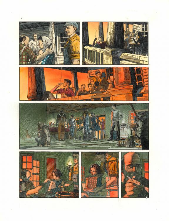 Christophe Dubois - Rockabilly, Planche originale n&deg;09