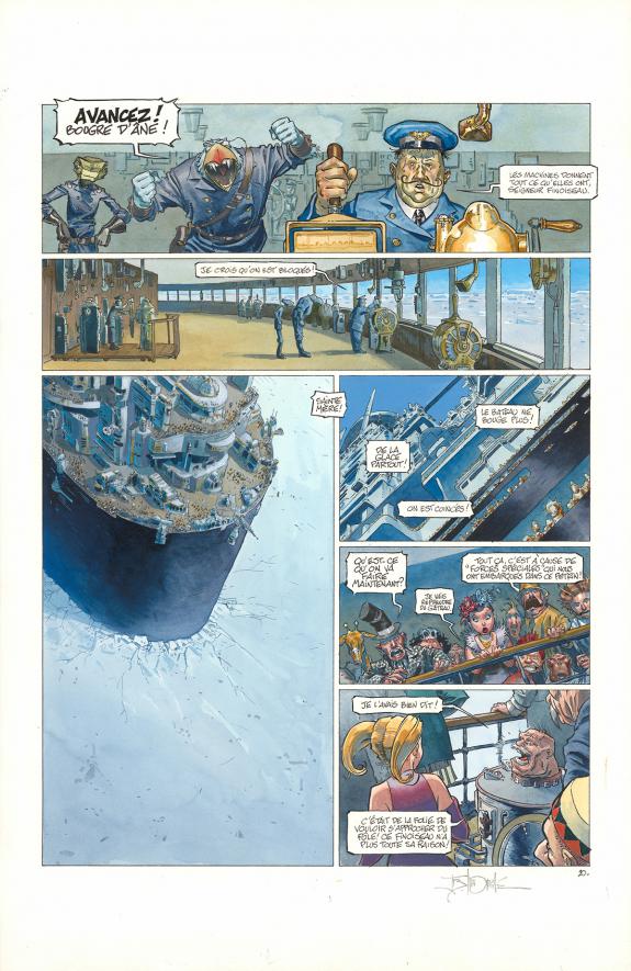 Jean-Baptiste Andr&eacute;a&eacute; - Terre m&eacute;canique, Antartica, Planche 