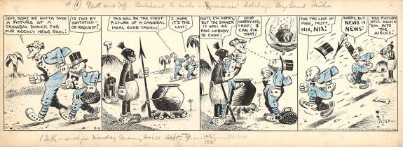 Bud Fisher - Mutt and Jeff, Strip original publi&eacute; le 09 sept
