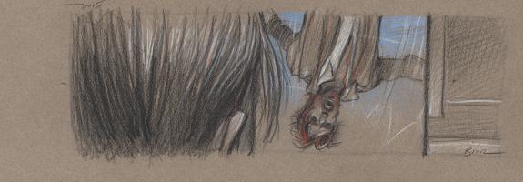 Enki Bilal - Coup de Sang, Julia et Roem, Case originale n&deg;5