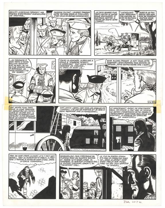 Victor Hubinon - Barbe-Rouge, La Captive des Mores, Planche 