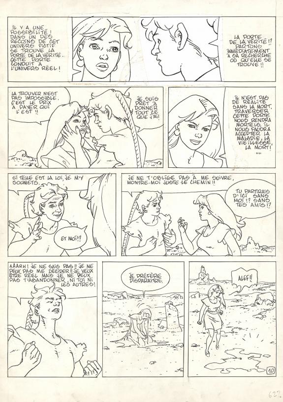 Arno - Alef-Thau, La Porte de la v&eacute;rit&eacute;, Planche originale n