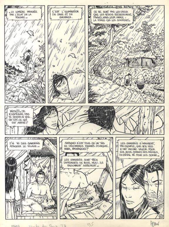 Philippe Adamov - Le Vent des Dieux, L'Homme oublié, Planche