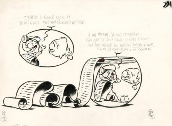 Nicolas Poupon - Le Fond du bocal, Illustration originale