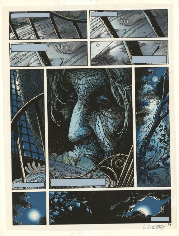 Laurent Vicomte - Sasmira, L'Appel, Bleu de mise en couleur 