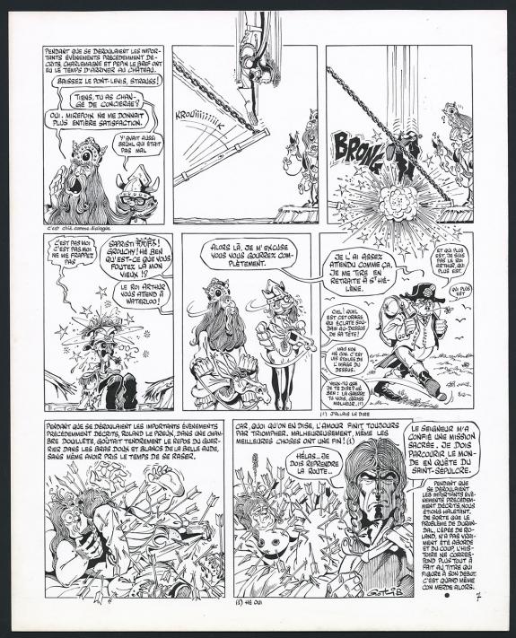 Marcel Gotlib - Rh&acirc;-Gnagna, Tome 1, Planche originale n&deg;07 p