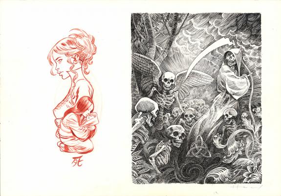 Josep Homs - Shi, Au Commencement était la colère, Illustrat