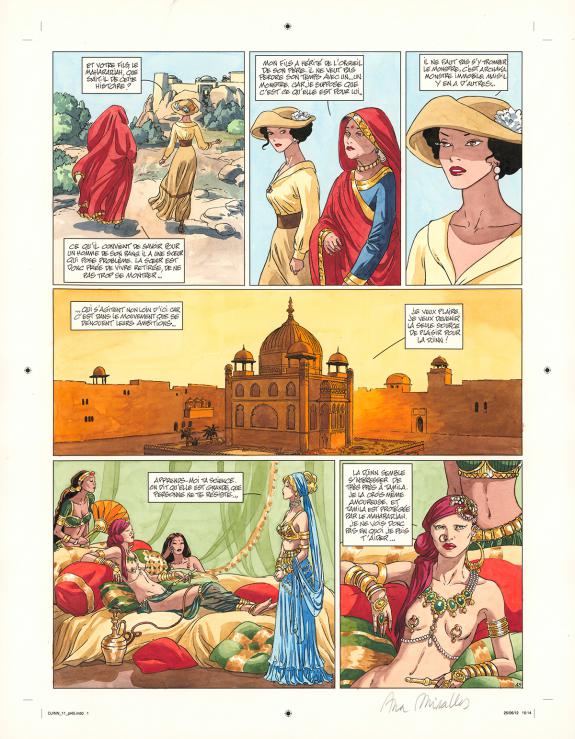 Ana Miralles - Djinn, Une Jeunesse &eacute;ternelle, Planche origin