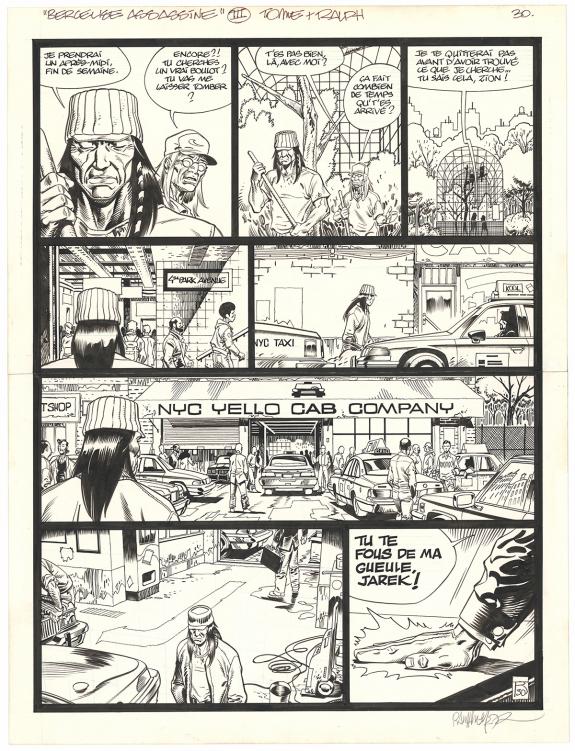 Ralph Meyer - Berceuse assassine, Les Jambes de Martha, Plan