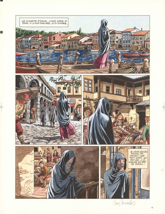 Ana Miralles - Djinn, La Favorite, Planche originale n&deg;43 ac