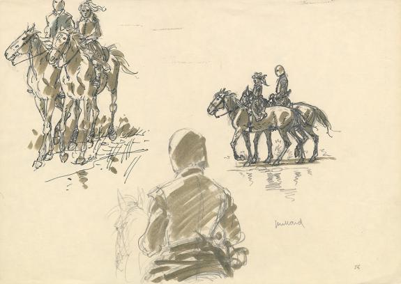 Andr&eacute; Juillard - Les 7 Vies de l'&Eacute;pervier, Illustration orig