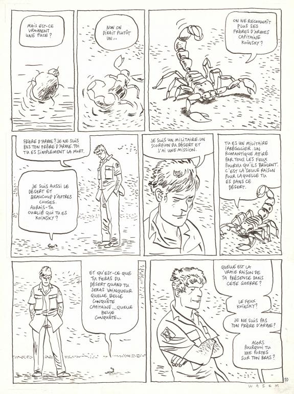 Wazem - Planche originale n&deg;10, phylact&egrave;res coll&eacute;es