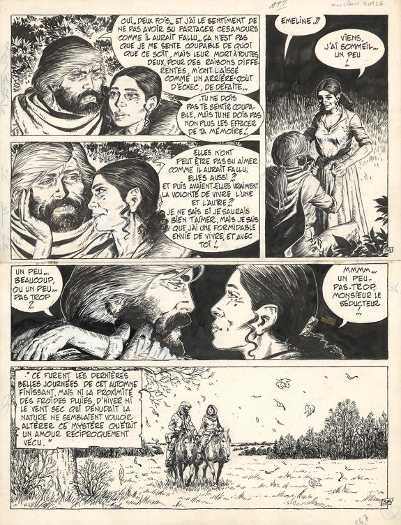 Claude Auclair - Simon du fleuve, Planche originale n&deg;3