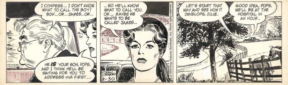 Stan Drake - Strip original num&eacute;rot&eacute; "8-30", rustines en cas