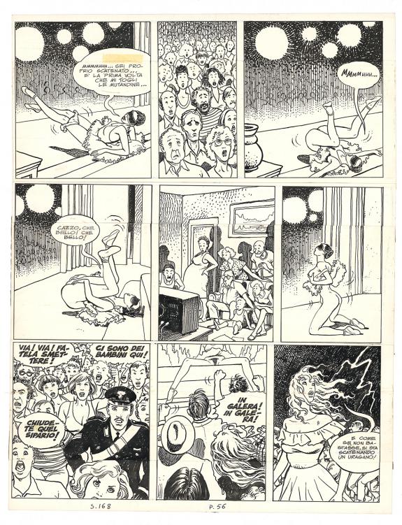 Milo Manara - Le Parfum de l'Invisible, Tome 1, Planche orig