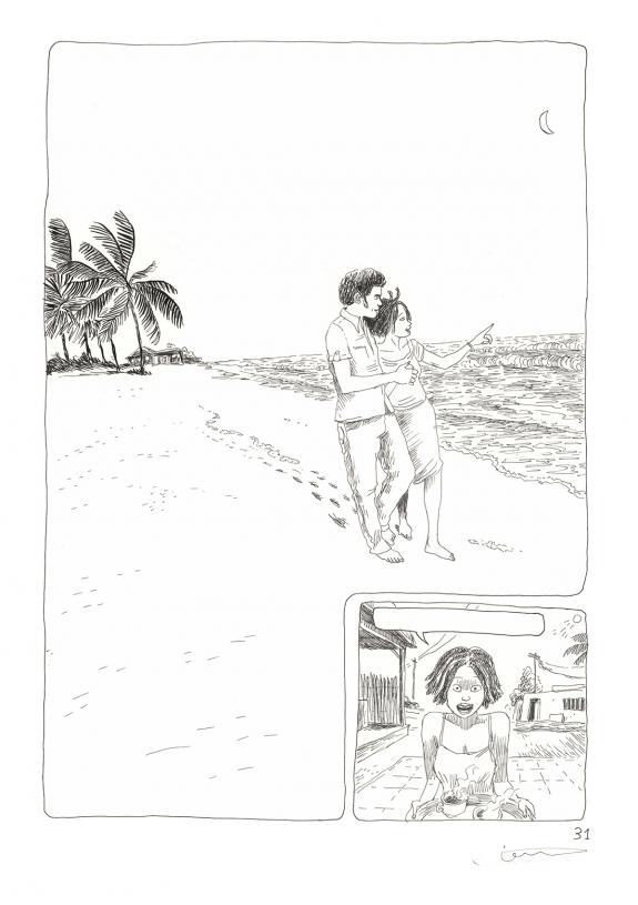 Cl&eacute;ment Oubrerie - Aya de Yopougon, Planche originale n&deg;31