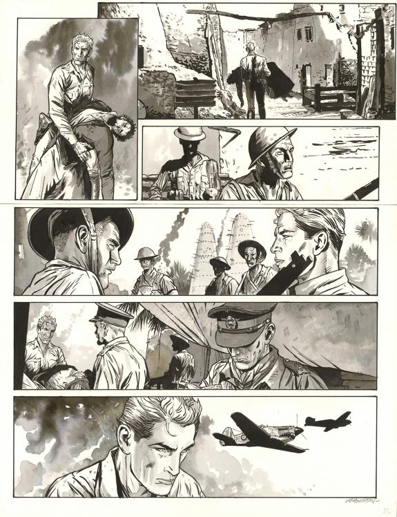 Bernard Vrancken - Les Enfants du ciel, Planche originale n&deg;