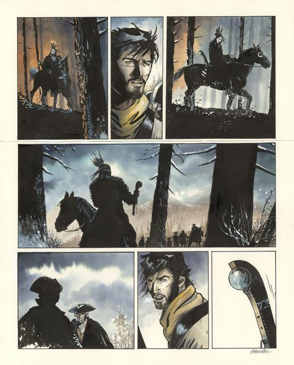 Bernard Vrancken - Nouvelle France, Chapitre I, planche orig